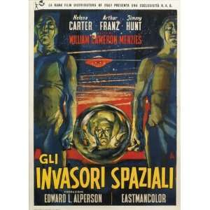  1953 Invaders from Mars 27 x 40 inches Italian Style A 