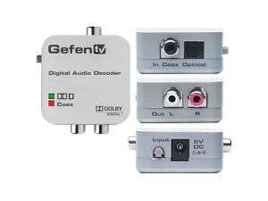 GefenTV Digital to Analog Audio Decoder GTV DD 2 AA  