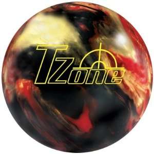  T Zone Red / Black / Gold Bowling Ball