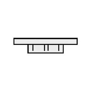 Plastruct 95721 (5)(VHF 12)3/8 FLANGED H  Industrial 