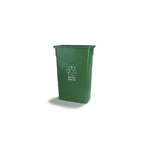 Carlisle 342023REC09   23 Gallon Trimline Recycle Container, Green