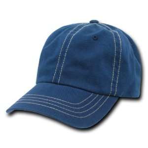 NEW CONTRA STITCH WASHED POLO Navy HAT CAP HATS