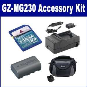  JVC Everio GZ MG230 Camcorder Accessory Kit includes SDM 