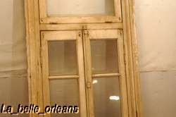 SALE FINE WINDOW/DOOR WITH TRANSOM AND ORIGINAL FRAME  