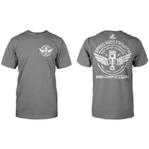    Speed and Strength Top Dead Center Tee   Small/Grey Automotive