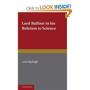   and his Relation to Science (9781107616448) Lord Lord Raleigh Books