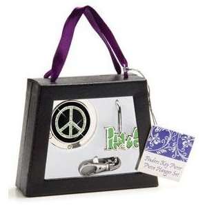    Peace Finders Key Purse and Purse Hanger Set