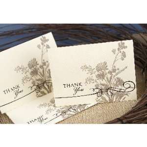  Natural Thank You Cards (Case of 1)