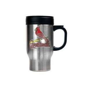  St. Louis Cardinals Stainless Steel 16 oz Travel Mug   MLB 