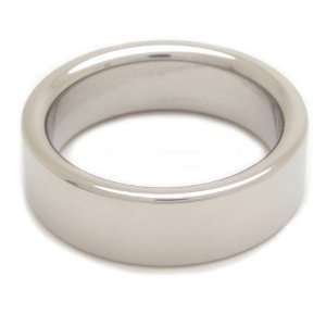    Slsr Co. Stainless Steel 7.5 Mm Plain Flat Band (9.25) Jewelry