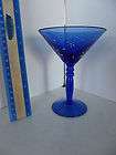 Cobalt Blue Stemware Wine Glass Flutes 2000 MILLENNIUM  