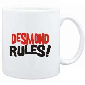  Mug White  Desmond rules  Male Names