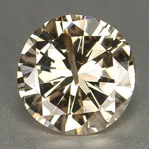 47cts 5.2 mm Brown Round Natural Loose Diamond  