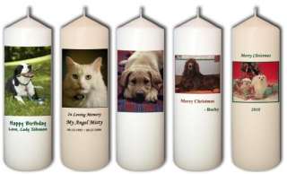Personalized Custom Pet Candles from Goody Candles Photo Candles
