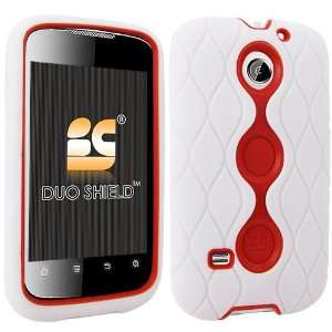  Duo Shield Protector Case for Huawei Ascend II M865, White 