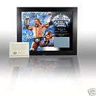 WWE Triple H Wrestlemania 25 Autograph Plaque of 500
