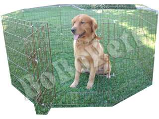 Exercise 8 Pen Fence Dog Crate Cage Cat Kennel 5 sizes  