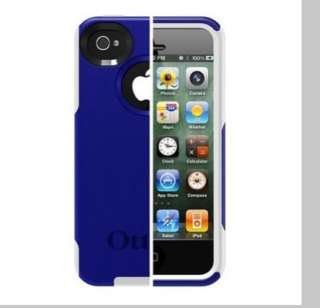NEW OEM Apple iPhone 4 & 4S Otterbox Commuter Series Case, Zircon Blue 