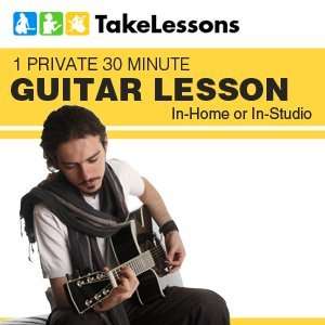  TakeLessons 1 Private 30 Minute Guitar Lesson In home or 