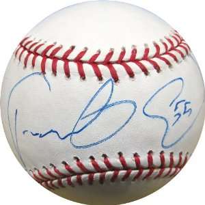  Fausto Carmona Autographed Baseball Sports Collectibles