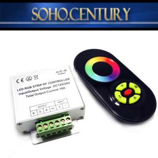 Wireless RF Dimmer Control Touch Remote LED RGB Strip  