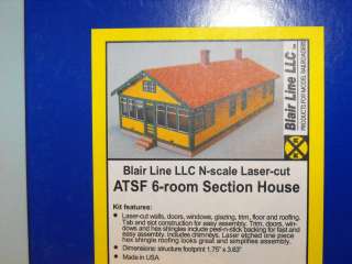 ATSF 6 ROOM SECTION HOUSE BY BLAIR LINE N SCALE # 094  