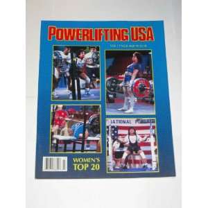   USA March 1990 Nora Cline Powerlifting USA Magazine Co. Books