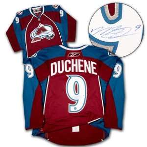   Avalanche SIGNED Pro On Ice Jersey w/ Fight Strap Sports Collectibles