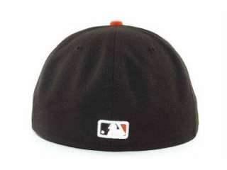 BALTIMORE ORIOLES HAT CAP NEW ERA 59FIFTY GAME ON FIELD  