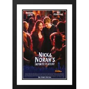  Nick and Norahs Playlist 20x26 Framed and Double Matted 