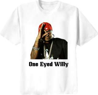 Jim Jones One Eyed Willy DipSet Hip Hop Rap T Shirt  