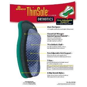  Spenco THINSOLE™ ORTHOTIC 3/4 Length ARCH SUPPORTS RX 