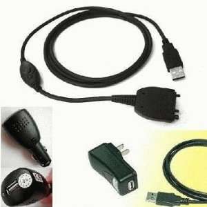  3 pcs USB ActiveSync Charge Kit fits Palm Tungsten T5, E2 