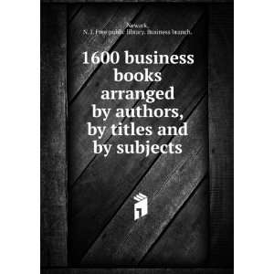  1600 business books arranged by authors, by titles and by 