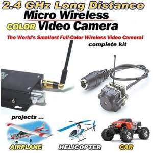  Mini Wireless Micro Spy Video Camera 2.4GHz (Complete 