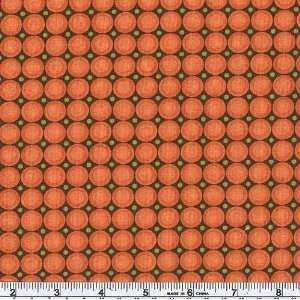 45 Wide Fall Back In Time Dots Walnut Fabric By The Yard 