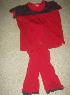 Sleep Sense Red Black Nautical Capri Pajama 3X NWT $64  