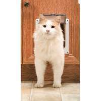 NEW PETSAFE CC10 050 11 SMALL WHITE CAT PET 2 WAY DOOR  