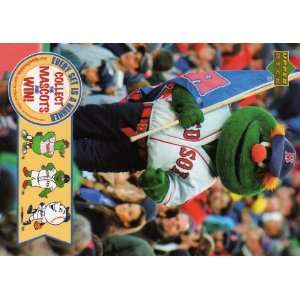   Deck Team Mascots #Mlb 1 Wally the Green Monster Sports Collectibles
