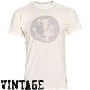   Seminoles (FSU) Cream Mirrored Inside Out Vintage T shirt Sports