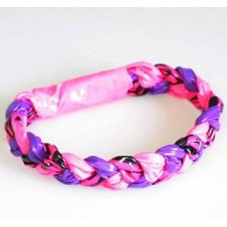 Duct Tape Jewelry   Pink / Purple Duct Tape Bracelet