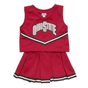 Ohio State Buckeyes NCAA Cheerdreamer Two Piece Uniform (6 XRed 