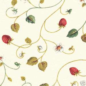 Canvas Heavy Upholstery Fabric Vintage Strawberry Red  