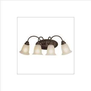   Back To Basics 4 Light Face Down Wall Sconce   6664