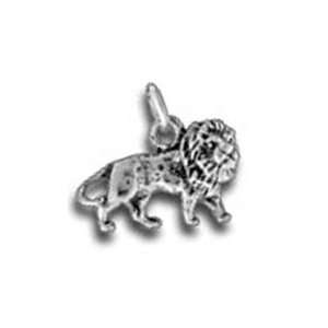  Sterling Silver Lion Charm