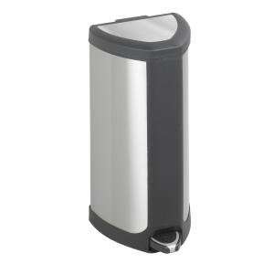  Safco Step On 4 Gallon Stainless Trash Receptacle Kitchen 