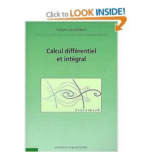  Calcul differentiel et intégral (9782730207249 