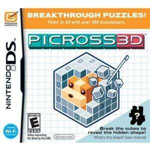  NEW Picross 3D DS (Videogame Software) Video Games