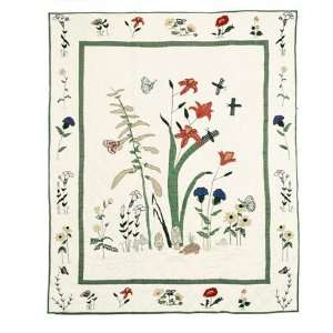  Forest Flowers, Lap Quilt 50 X 60 In.
