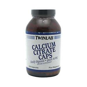  TwinLab Calcium Citrate Caps   250 ea Health & Personal 